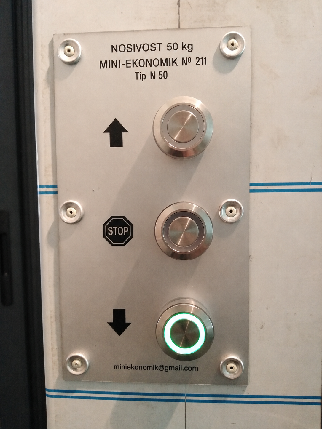 Kontrolna tabla MINI-EKONOMIK za lift